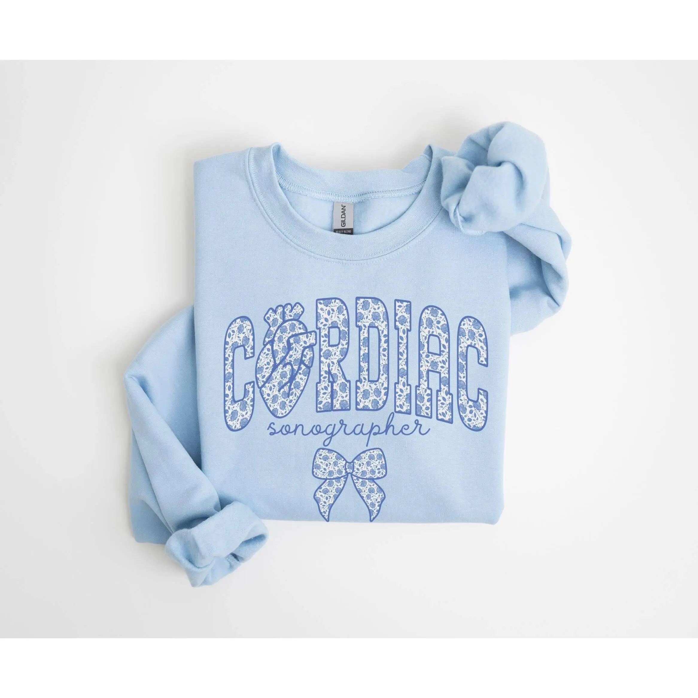 Cardiac Sonographer T-Shirt or Sweatshirt • Cardiovascular Sonographer tee,  Cardiology Sonographer shirt , Cardiac Sonography Cotton Fabric