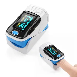 Blue Fingertip Clip-On Oxygen Monitor. Portable design with one-touch measurement of Blood Oxygen Saturation And Pulse | HD display | Suitable for all ages | Ideal for home, sports & travel use | Includes lanyard for easy carrying and convenience.