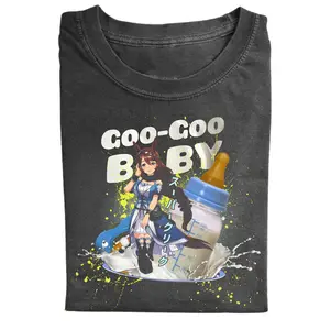 Cute Super Creek Uma Musume Drink T-Shirt – Cute Manga Anime Graphic Tee, Video Game Shirt Unisex