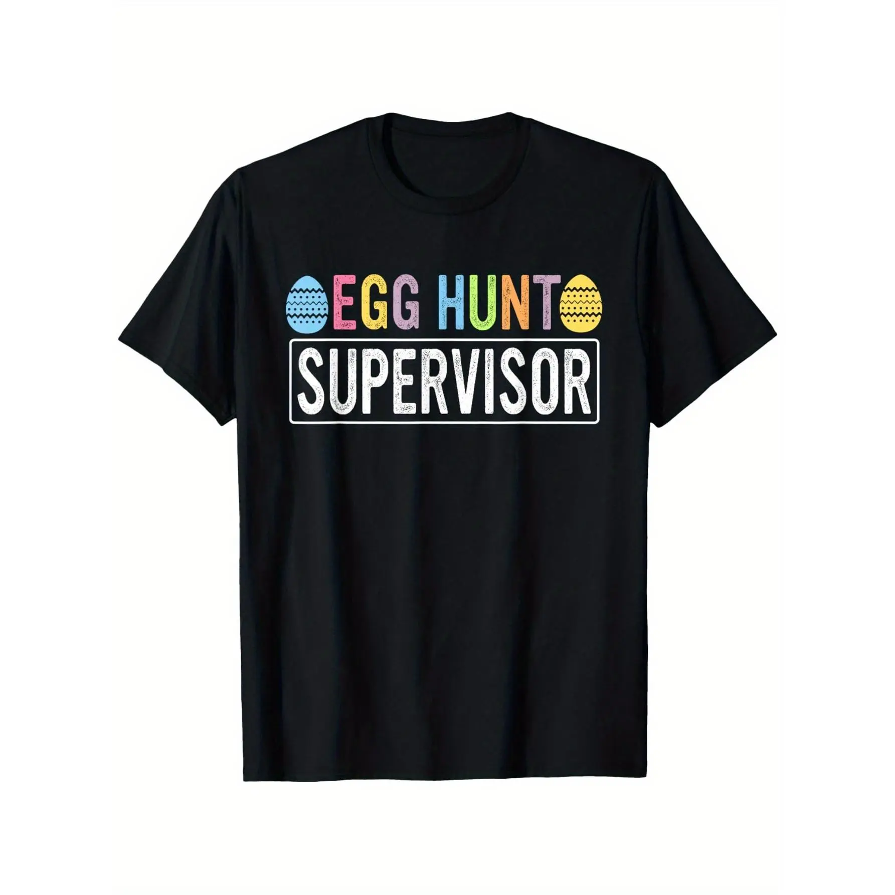 Egg Hunt Supervisor Matching Egg Hunting Mom Dad Easter Day T-Shirt