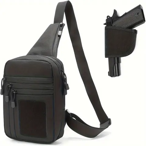 Unisex Nylon Camouflage Adjustable Bag Strap - Sports Chest Pack Hidden Carrying Accessory for Sports, Outdoor Use