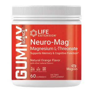 Life Extension Gummy Science™ Neuro-Mag® Magnesium L-Threonate Orange 60 Gummies