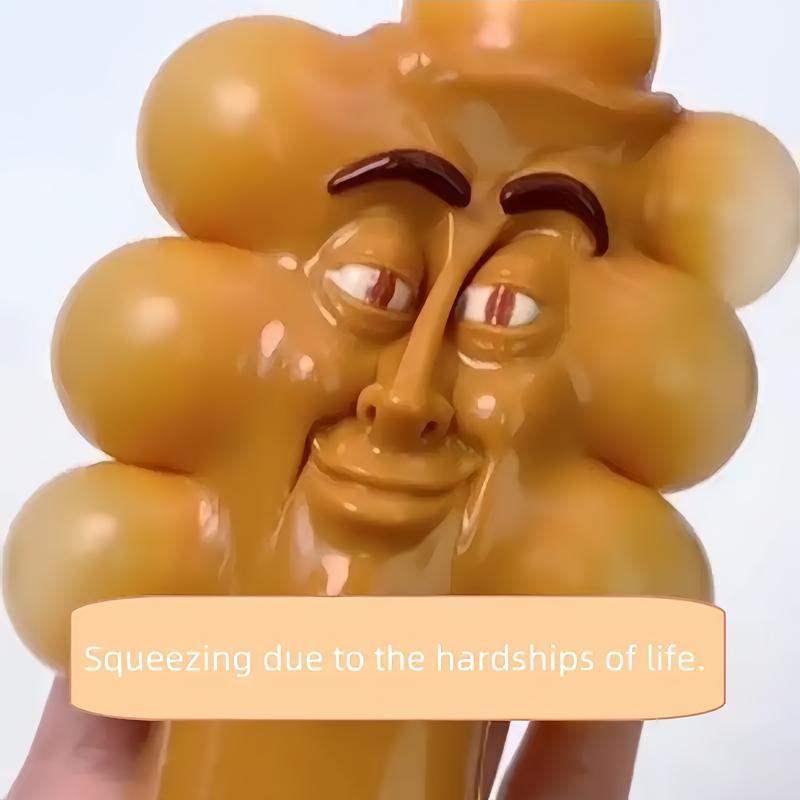 Gai Jianaashop 1-3 Pack Funny Italian Brainrot Squishy Toys | Tung Sahur Blowing Stress Relief Toy - Perfect Meme Party Prank Gift for Kids