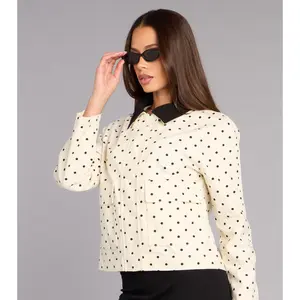 City Stroll Polka Dot Barn Jacket