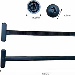 Nylon Universal Cable Tie Buckle, HeavyDuty Self-Locking Nylon Zip Ties Holder,Multipurpose Plastic Cable Ties Too for CarDaily Repair