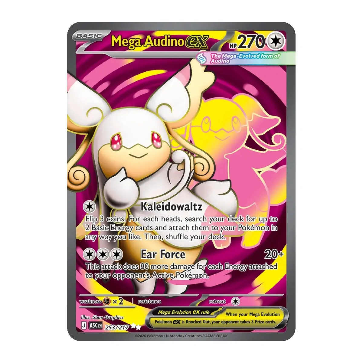 Mega Audino ex - 253/217