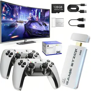 2026 new video game  host, supports HDMI output,   and game simulator, retro arcade style, including childhood classic games. halloween christmas new year gift hdtv cable Console with 4K Emulators wireless controller plug-and-play multi-emulator