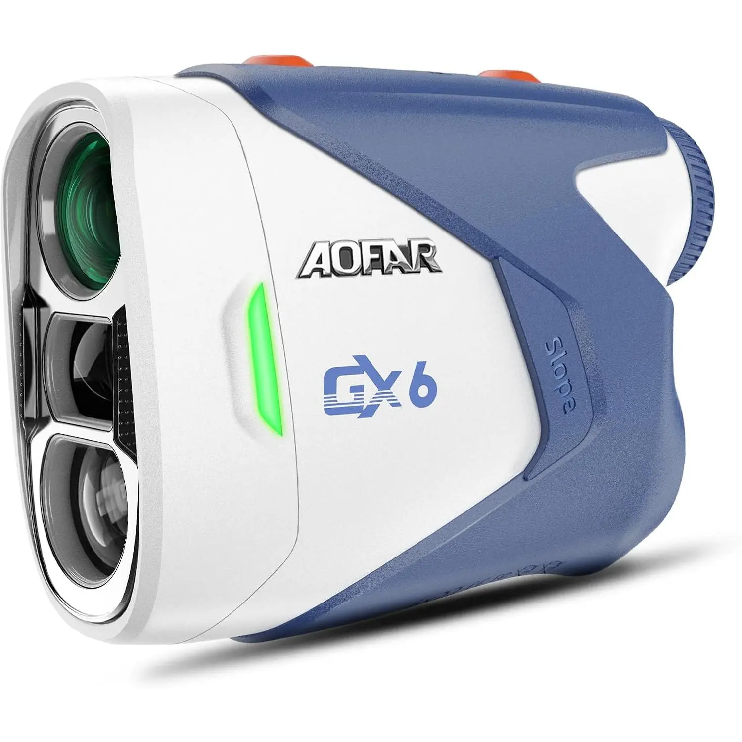 GX6 Golf Rangefinder with Replaceable Charging Function, 1000 Yards Laser Range Finder, Flag Pole Locking Vibration, Slope Compensation,7X Magnification Rangefinder with Magnet
