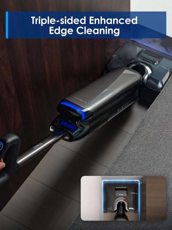 Tineco Floor One S9 Artist Steam Wet Dry Vacuum Cleaner, High-temp Steam Cleaning, 22kPa Suction, 360° SmoothDrive, Anti-Tangle Design, 185°F Flashdry, Long Runtime, 180° Lay-Flat