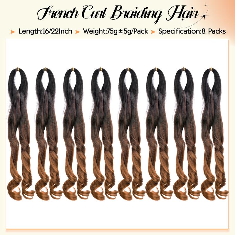 VITORISH Synthetic French Curl Braiding Hair for Black Women 22Inch & 16Inch Curly Braiding Hair for Box Braids 75g/Pack Bouncy French Curly Braiding Hair Extensions 16Inch 8Pcs & 3pcs Pre-stretched Spiral Curl Braids VITORISH Synthetic French Curl Braiding Hair for Black Women 22Inch & 16Inch Curly Braiding Hair for Box Braids 75g/Pack Bouncy French Curly Braiding Hair Extensions 16Inch 8Pcs & 3pcs Pre-stretched Spiral Curl Braids