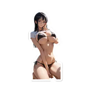 Anime Bikini Girl Nico Robin Fan Kiss-Cut Stickers | Waifu Decal