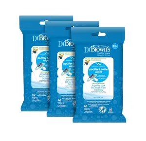 Dr. Brown's Bottle, Naturally Cleaning for Bottles Items, 40 Count, 3 Pack