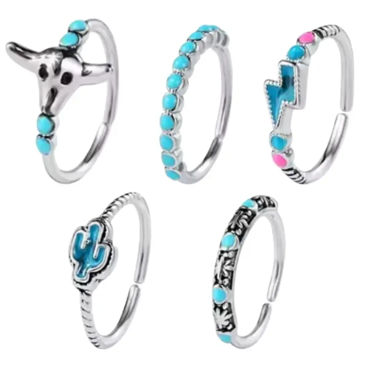 5 Pack 8 mm Hoop 20 Gauge Piercings