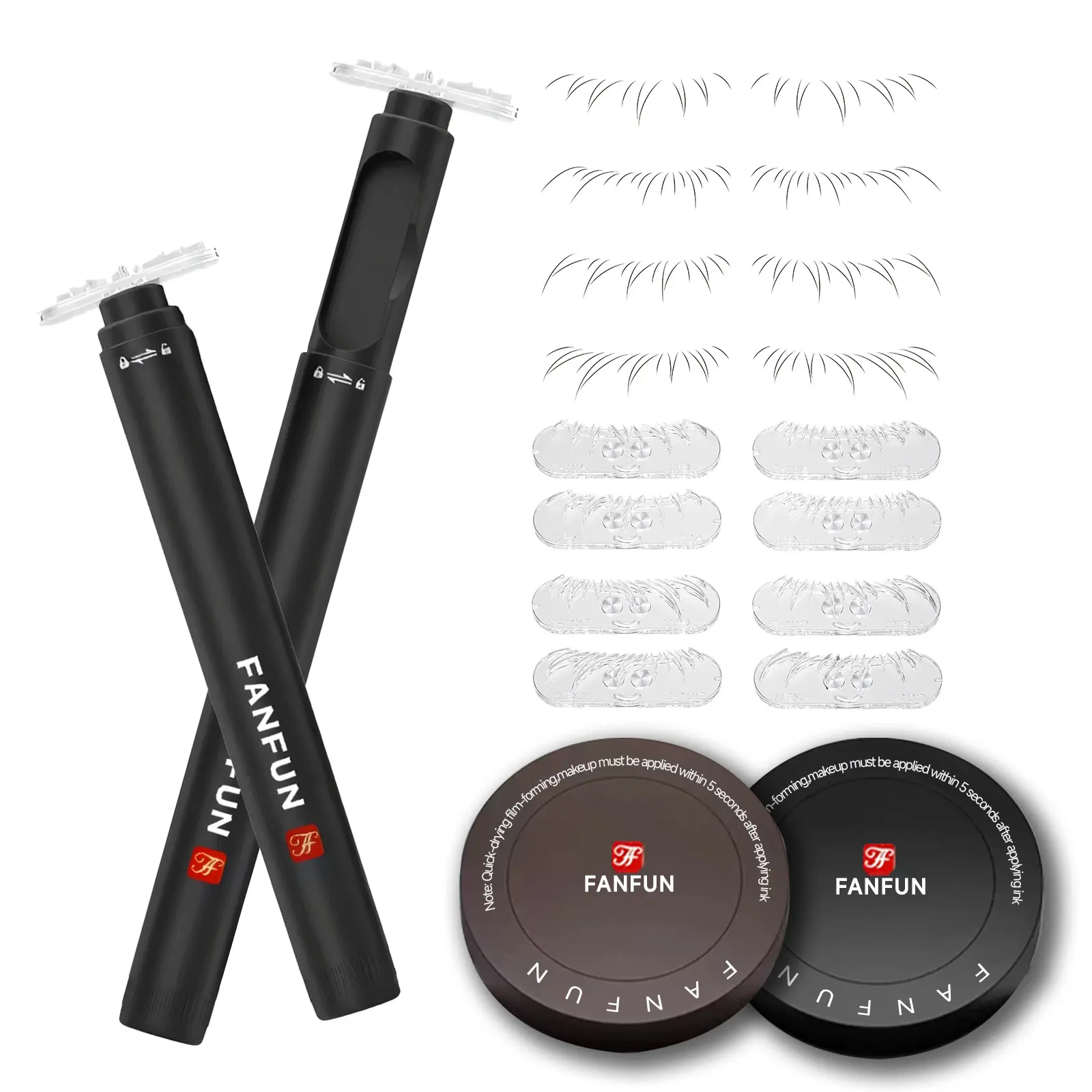 【Buy 1 Get 1 Gift 】FANFUN 11-in-1 Lower Eyelash Stamp | 4 Styles | Waterproof & Smudge-Proof | Easy & Portable Mothersdaygift SummerWins DealsForYouDays