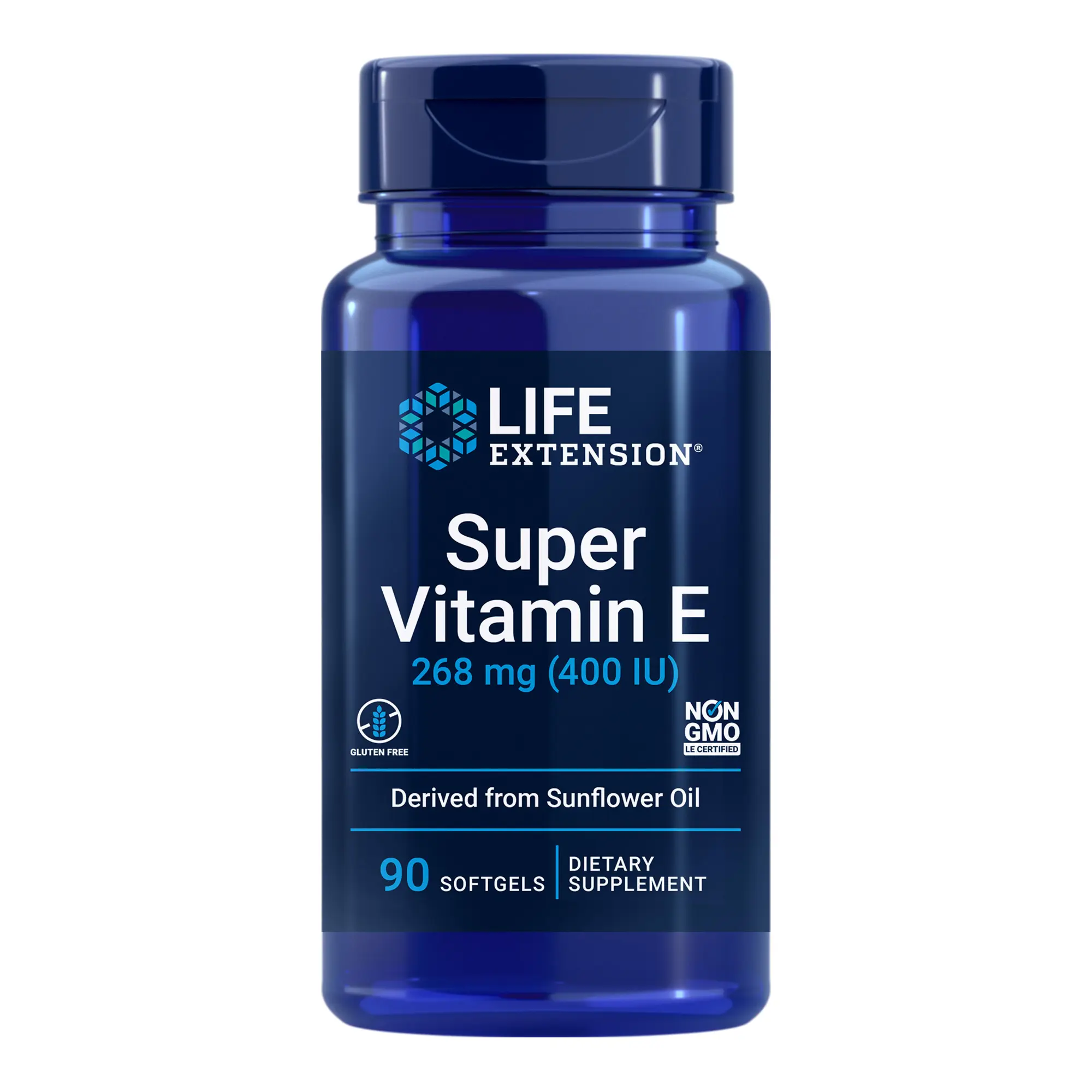 Life Extension Super Vitamin E 268 MG 400 IU, 90 Softgels Life Extension Super Vitamin E 268 MG 400 IU, 90 Softgels