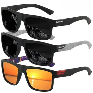 Unisex 3-Pack Polarized Sunglasses, Lightweight UV Protection Stylish Eyewear for Fishing, Driving