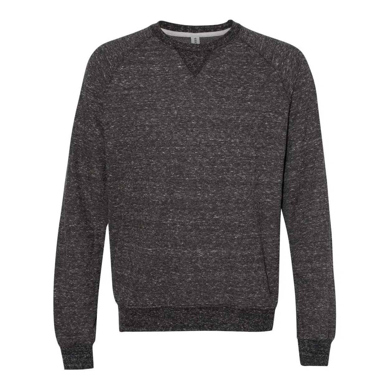 JERZEES Snow Heather French Terry Crewneck Sweatshirt