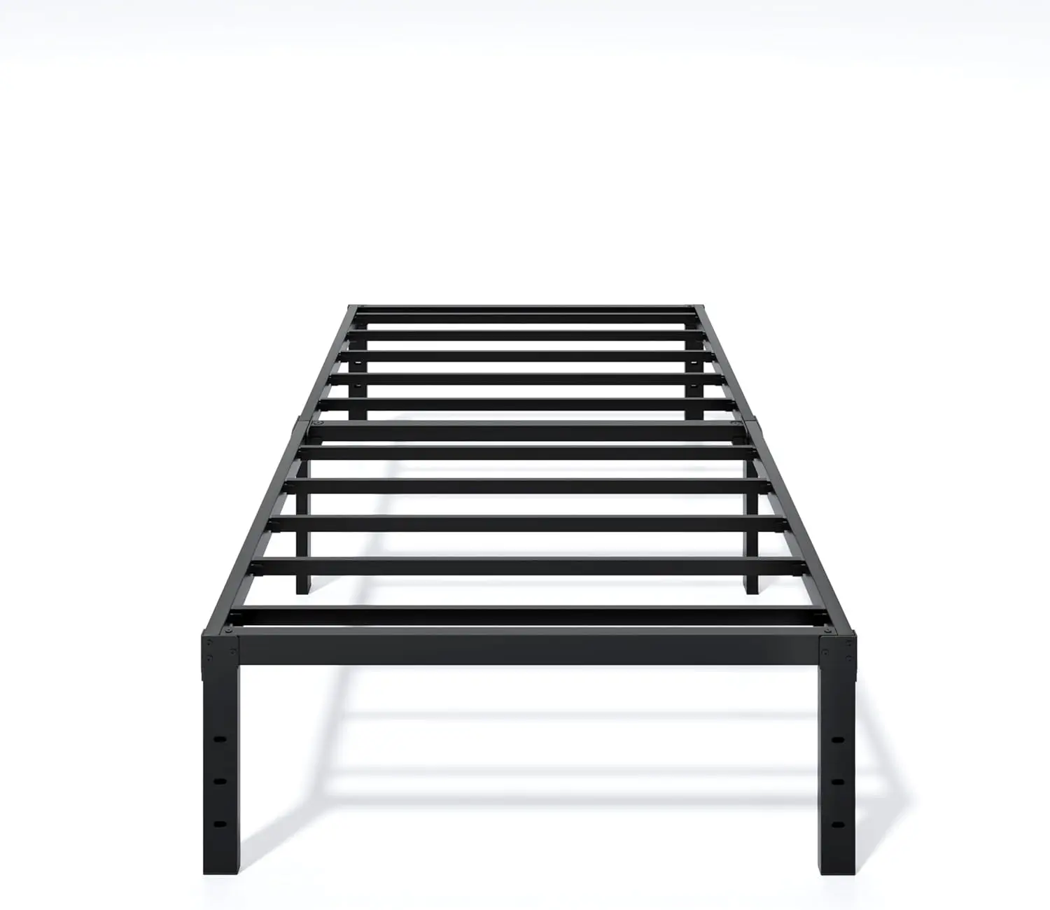 Metal Bed Frame  Size - 14 Inch Heavy-Duty  Platform Bed Frame No Box Spring Needed, Easy Assembly, Noise-Free, Sturdy Mattress Foundation, Underbed Storage Space