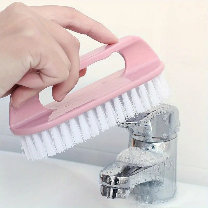 3pcs Household Multi-hand, Hand-held Cleaning Brush, Laundry Brush, Multifunctional Scrub Brush Durable Plastic Cleaning Brush, Cleaning Supplies, Home Cleaning Tool, House Cleaning Tools