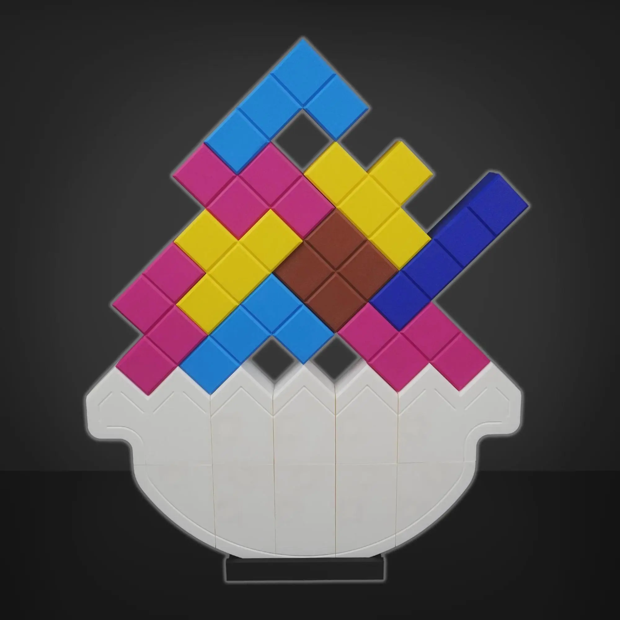 Giant 3D Printed Stacking Block Game | Large Format Tabletop Game ...