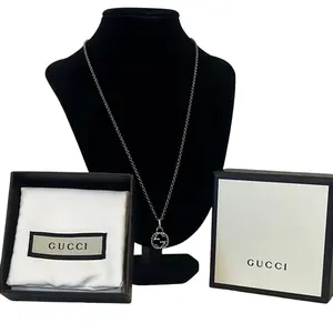 Pre-owned Gucci Interlocking G Pendant Necklace