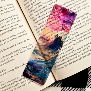 Ocean Waves (Translucent) - UV Printed Acrylic Bookmark Ocean Waves (Translucent) - UV Printed Acrylic Bookmark