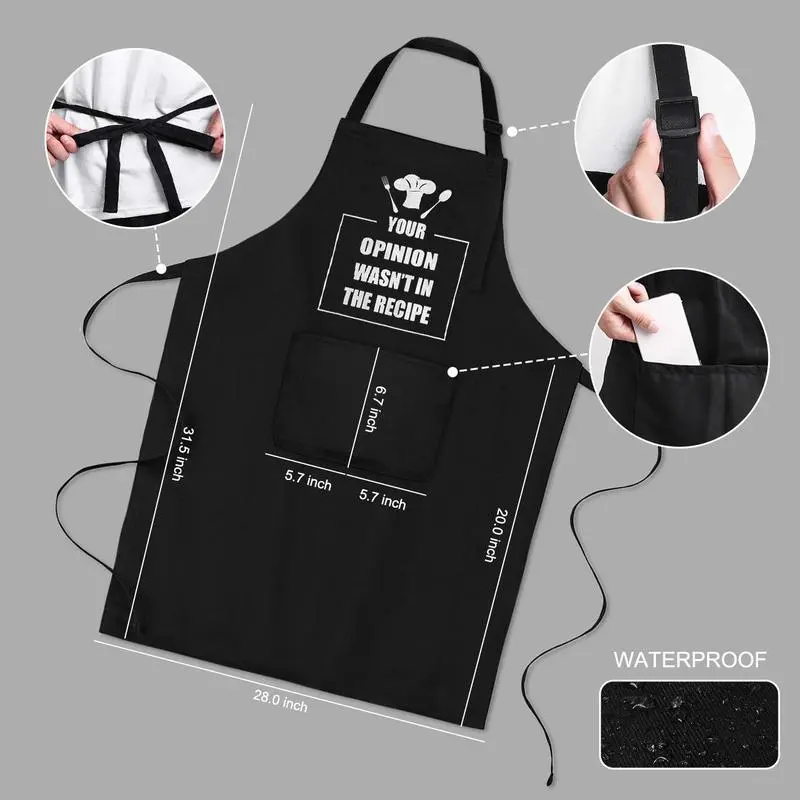 Aprons for men, Funny Chef Apron, Mens apron, Funny Apron cooking for Men & Women with 2 Tool Pockets Adjustable Neck Strap Waterproof and OilProof Best for Cooking, Grilling, Mens gifts for brithday Kitchen BakingGift Aprons for men, Funny Chef Apron, Mens apron, Funny Apron cooking for Men & Women with 2 Tool Pockets Adjustable Neck Strap Waterproof and OilProof Best for Cooking, Grilling, Mens gifts for brithday Kitchen BakingGift