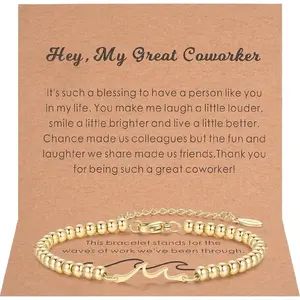 Wave Bracelet for   Bestie Soul Sister ,Birthday Gifts, Daughter Bracelets, Mothers Day Gifts