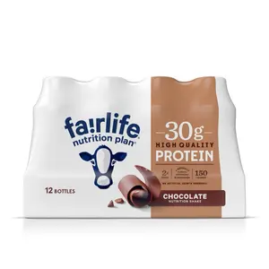 Fairlife Nutrition Plan 30g Protein Shake, Chocolate, 11.4 fl. oz., 12 pk.