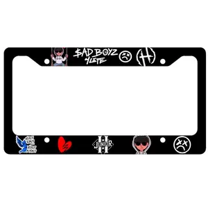 Junior H Sad Boyz License Plate Frame, Car License Plate Frame, Car Accessories