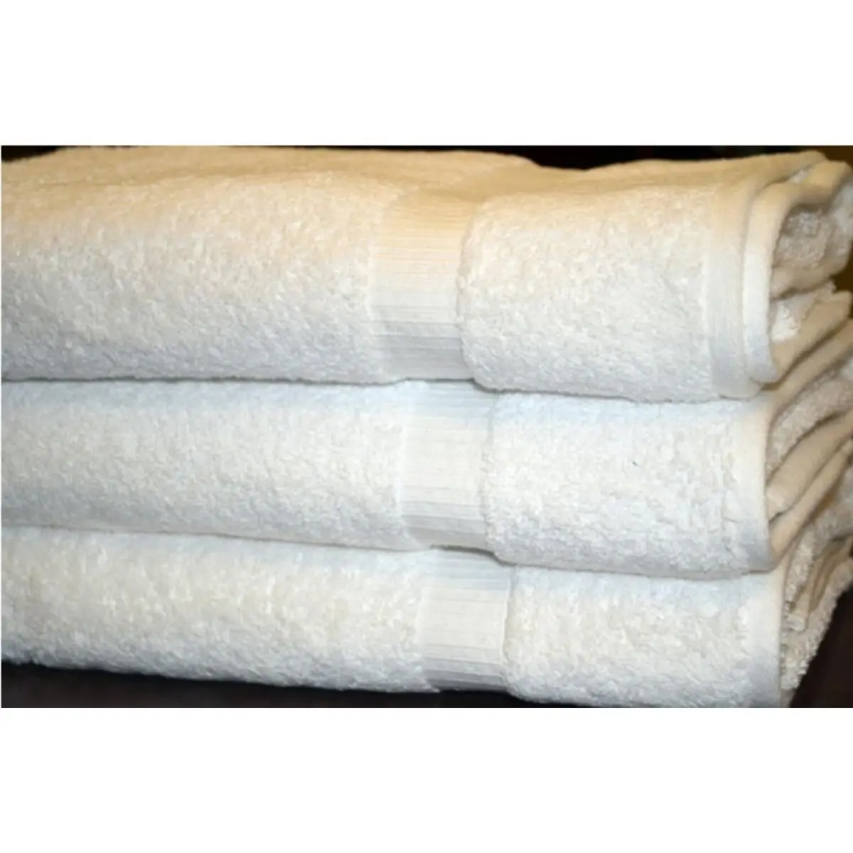 212 MAIN Rifz GOB27501406 GOB Collection Cotton Bathroom Towel Set - 6-Pack White Hand Towels with Absorbent, Super Absorbent Properties, Absorbent Towel
