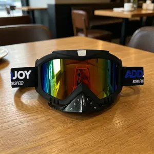 Unisex Motorcycle Windshield Glasses, Outdoor Riding Dustproof Goggles, Helmet Protective Eyewear, Sports Safety Gear, Motorcycle Accessories