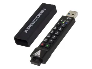 Apricorn 256GB Aegis Secure Key Encrypted USB 3.0 Flash Drive ASK3-NX-256GB