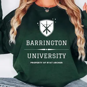 Barrington University Sweatshirt, The Ritual Book Quote Shirt, Dark Romance Reader Shirt, Fantasy Reader Hoodie, Book Lover Gifts