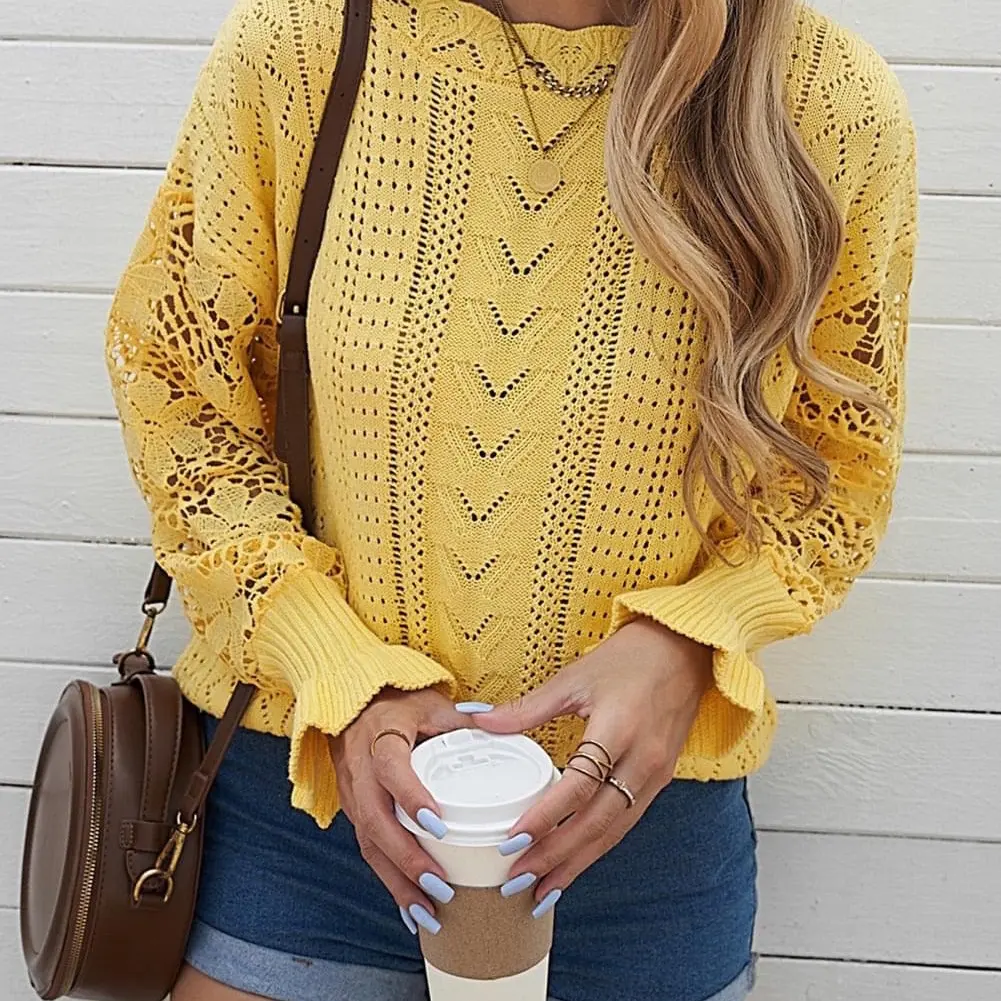 Fleur Lace Sleeve Top