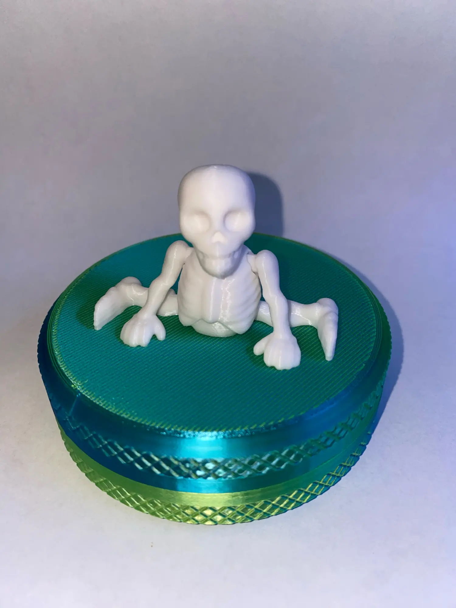 Mini Flexi Skeleton 3pk - Detailed View Halloween Accessory with Moving Arms Legs & Head for Spooky Decor Set