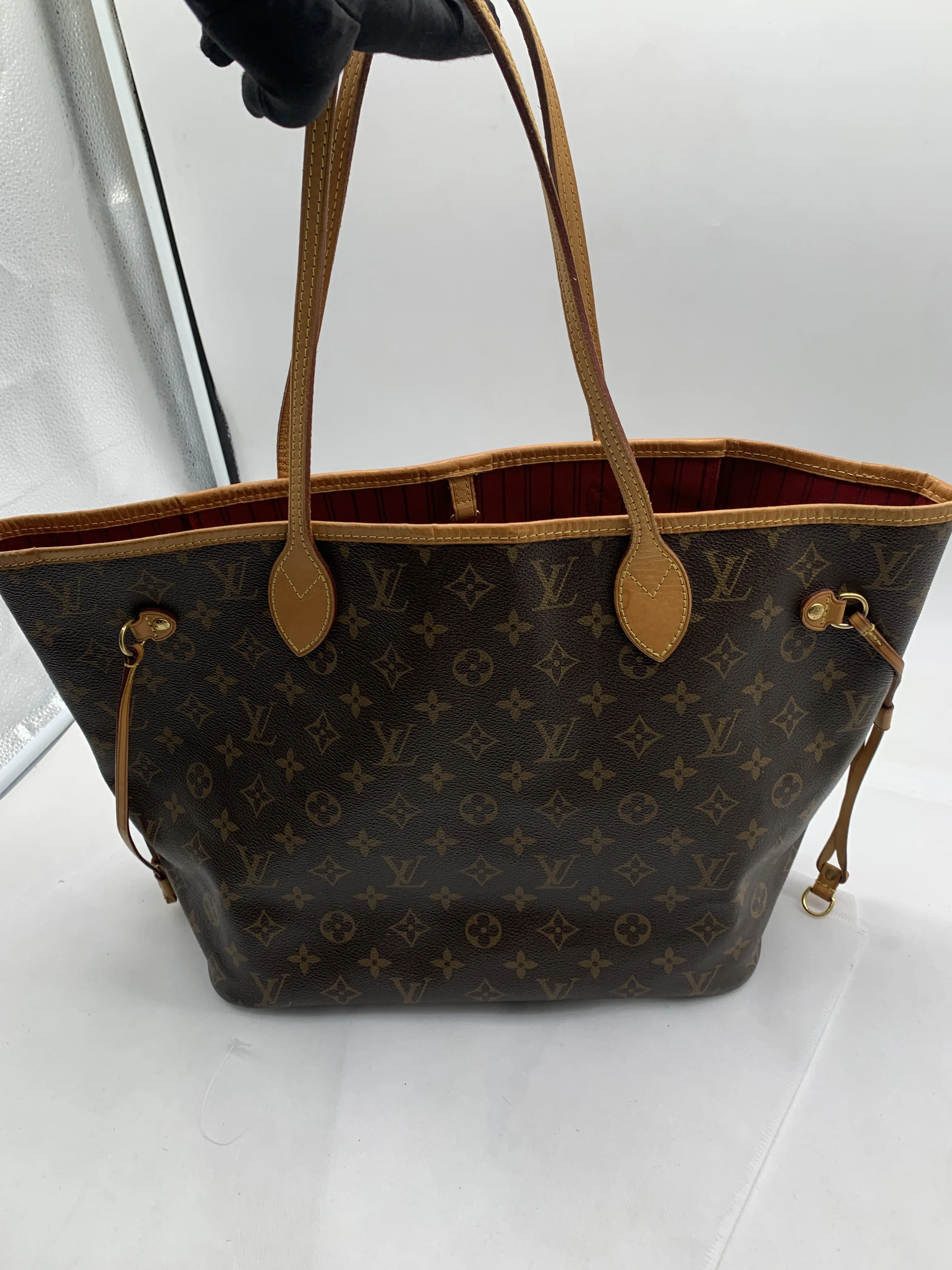 Pre-owned Louis Vuitton Good Condition Monogram Neverfull Tote Bag/WJ09322220/2220