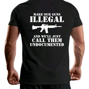 Make Them Illegal and We'll Call Them Undocumented Men's Top T-Shirt - Menswear Cotton armory apparel t shirt