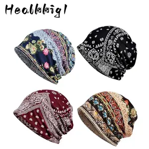 4pcs Soft Cotton Blend Beanies for Men & Women - Lightweight, Easy-Clean Hip-Hop Skull Caps