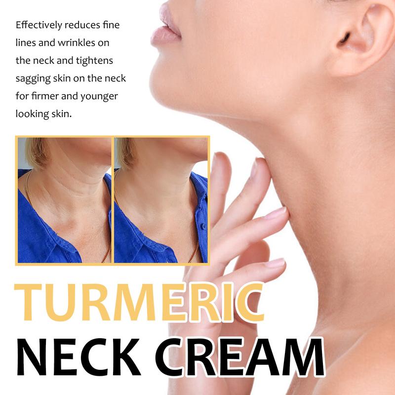 Stylish New Neck and Face FirmingCream, Natural Facial Moisturizerwith Retinol Collagen and HyaluronicAcid, Day and Night Cream, FirmingMoisturizer Skincare Delicate Gentle Radiant Turmeric Comfort Skin Repair