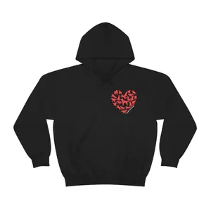 Adopt Don't Shop Husky Heart Hoodie