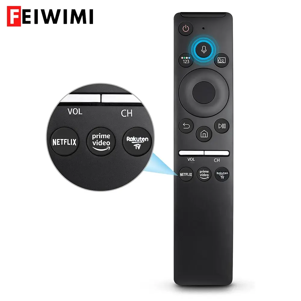 Voice Replacement Remote Control for Samsung TV Curved Frame UHD QLED LED 4K 8K Smart TVs, Universal Remote for All Samsung TV