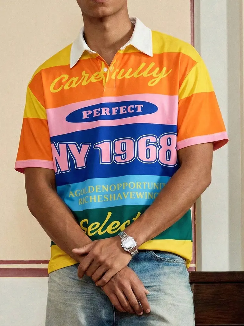 men's 90s striped shirt - TikTok Shop
