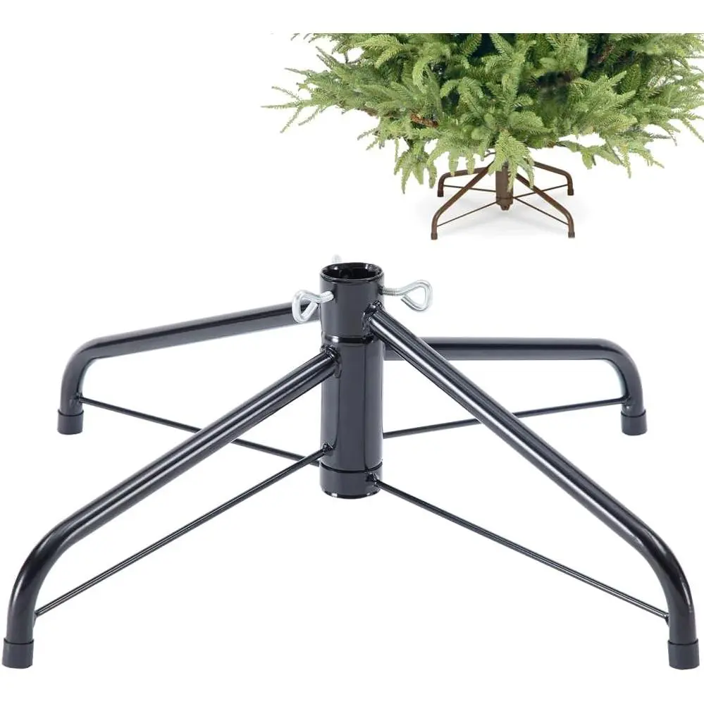 Christmas Tree Stand for 4 to 6 Foot Trees, Fits 0.86-1.25 Inch Pole (16"/40cm, Dia 1.25"/3.2cm)