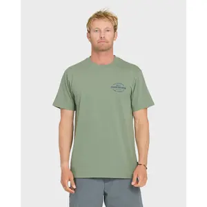 The Shed Short Sleeve Cotton T-Shirt - Lily Pad Heather