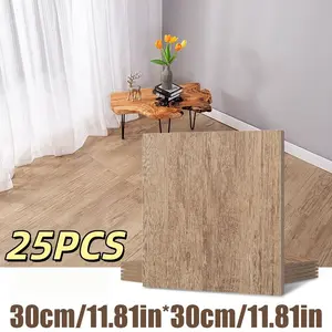 25-Piece Boxed Flooring Tiles, 11.81inchX11.81inch-Waterproof & Durable Design, Easy Install DIY Floor Covering, Ideal for Living Spaces