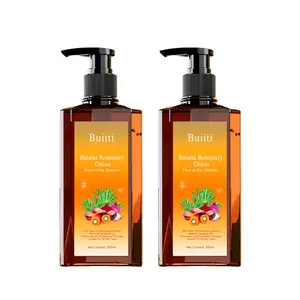 【Buy 1 Get 1 Free】Buiiti Batana Rosemary Onion Three - in - One Anti-Hair Fall HairLoss Treatment Shampoo,Oil Control Antidandruff Haircare,Help HairGrowth For all hair types, natural Haircare