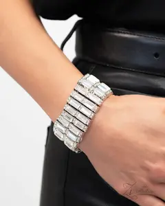 Ambitious Arrangement - White-ZI Bracelet