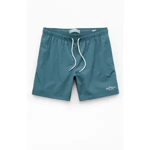 Pacsun Men's Blue Collegiate 6.5" Swim Trunks