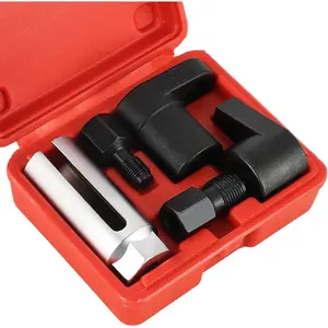 5 count O2  Sensor Socket | Automotive O2 Sensor Socket Offset Wrench Remover Tool and Thread Chaser Set for Removing and Installing  Sensors Hex Vacuum Switches